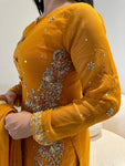 Chiffon Wedding Pret (rust)